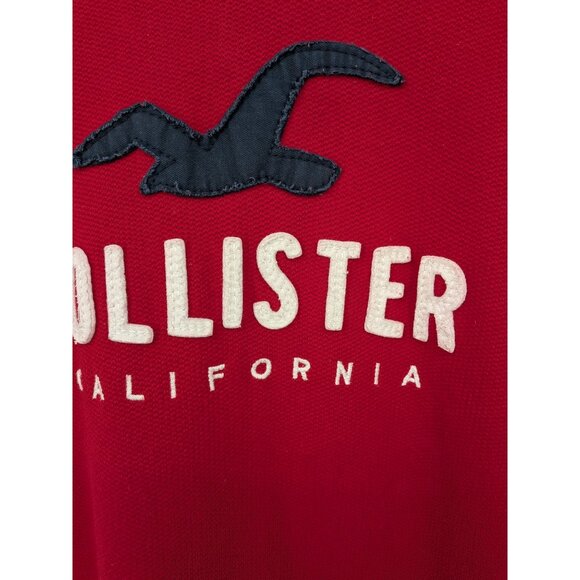 Hollister California Sweatshirt Men Size L Pullover Spell Out Logo Y2K Surf 90s - Picture 3 of 13